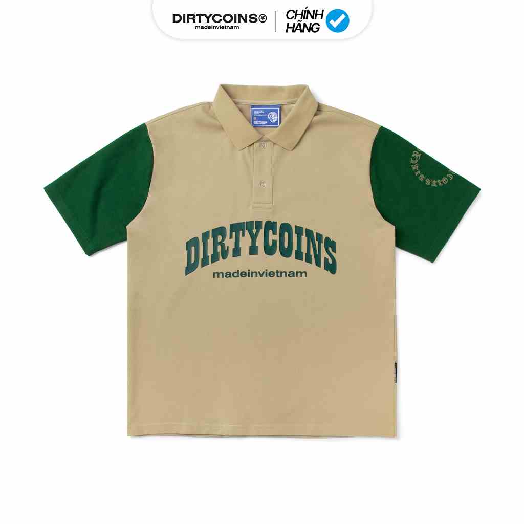 Áo Thun DirtyCoins University Polo - Brown/Green