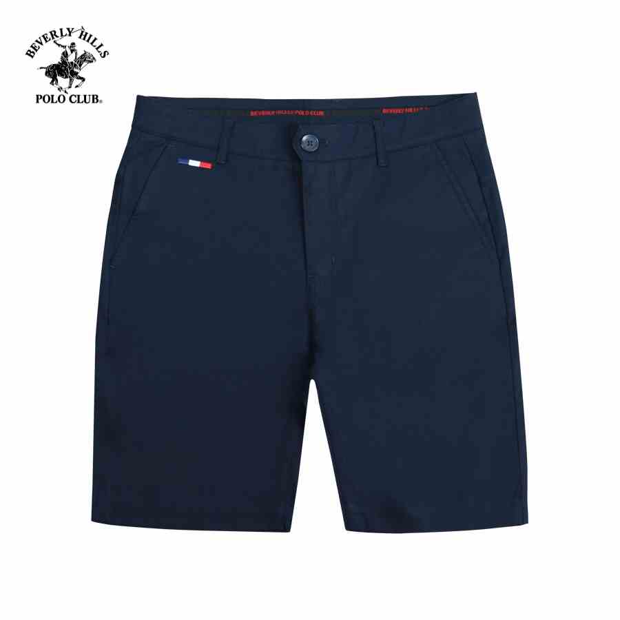 [Mã BMLTB35 giảm đến 35K đơn 99K] Beverly Hills Polo Club - Quần short Nam Slim Fit BLU XANH ĐEN- BHPC QKSS22V012