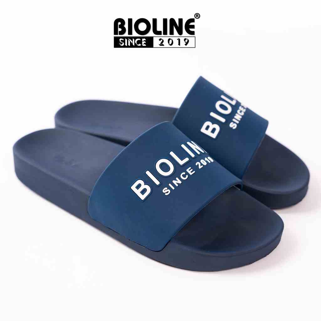 CS05 - Dép lê Quai Ngang nam nữ Unisex Slipper chất liệu Cao Su Non và đế đúc PU chính hãng BIOLINE