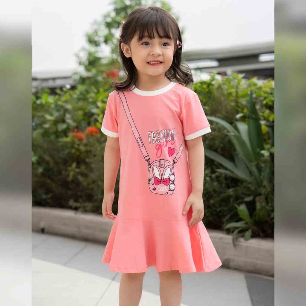 [Mã BMLTB200 giảm đến 100K đơn 499K] Váy cộc tay mùa hè cho bé gái DEROSA KIDS đầm công chúa từ 2 đến 6 tuổi DSK23-061