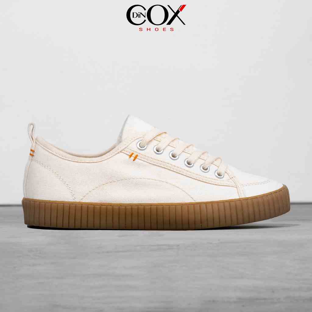 [Mã BMLTA35 giảm đến 35K đơn 99K] Giày Sneaker Vải Unisex DINCOX D27 Đơn Giản Hiện Đại White