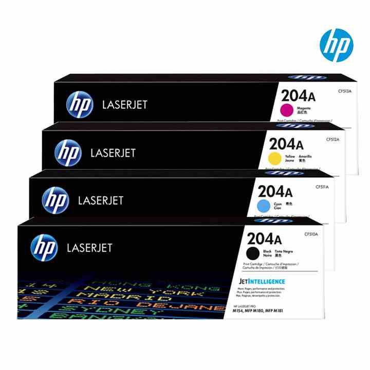 [Mã BMLTA35 giảm đến 35K đơn 99K] Mực in HP 204A Black/ Yellow/ Magenta/ Cyan LaserJet Toner Cartridge - Hàng Chính Hãng