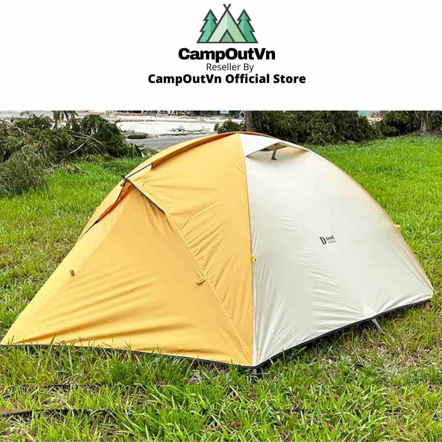 [Mã BMLTB200 giảm đến 100K đơn 499K] Lều cắm trại xếp gọn Campo 3P D-tend cắm trại du lịch campoutvn A501