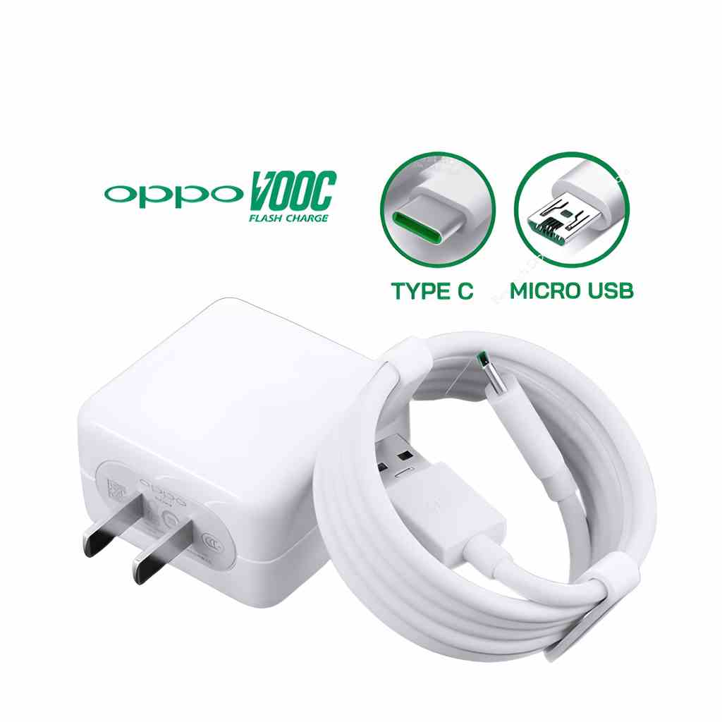 Củ sạc nhanh OPPO VOOC 20W Chính Hãng Type C và Micro kèm dây sạc nhanh Oppo R17 BACARAT bảo hành 30 ngày chính hãng