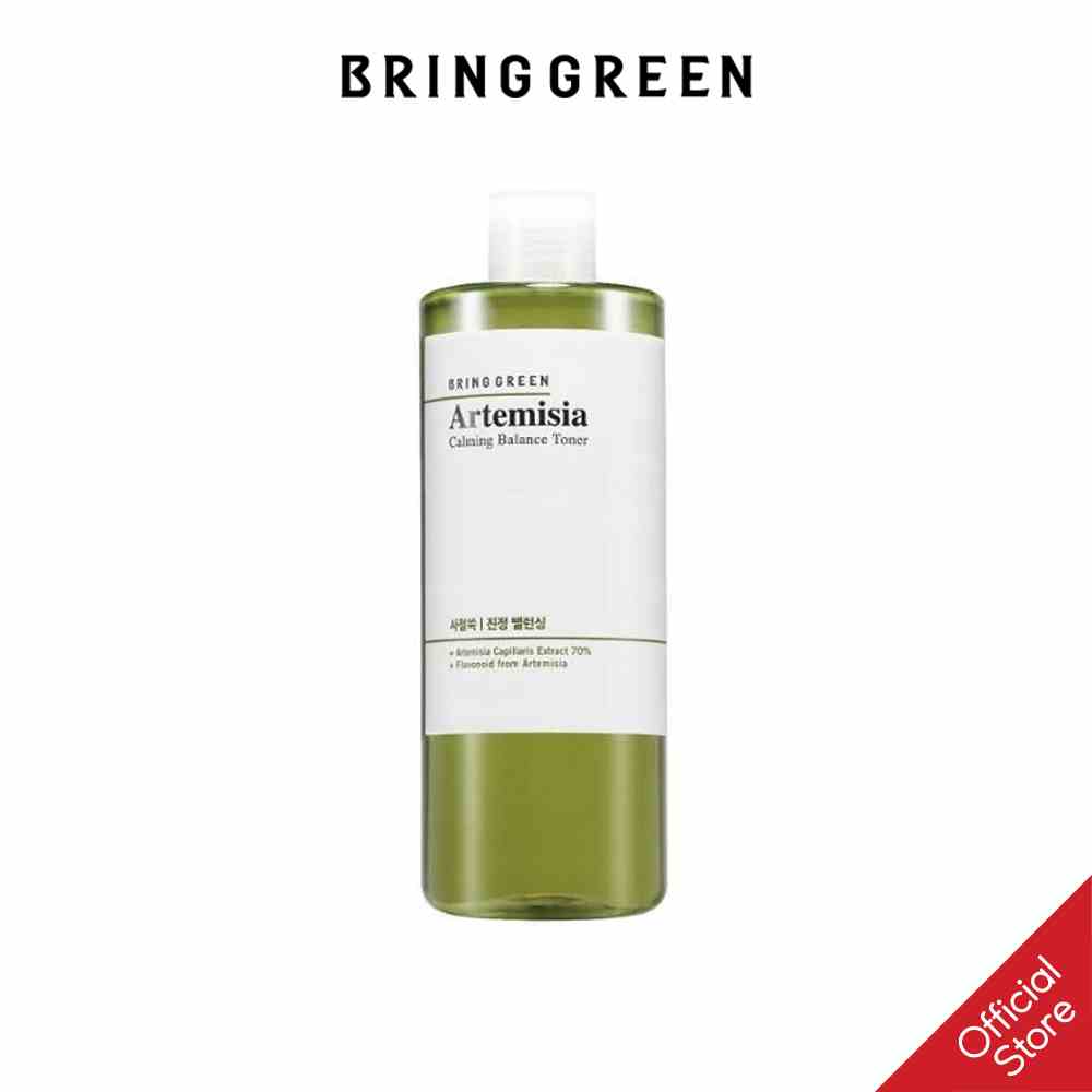 Nước Hoa Hồng Làm Dịu Da Chiết Xuất Ngải Cứu BRING GREEN ARTEMISIA CALMING BALANCE TONER 510ml