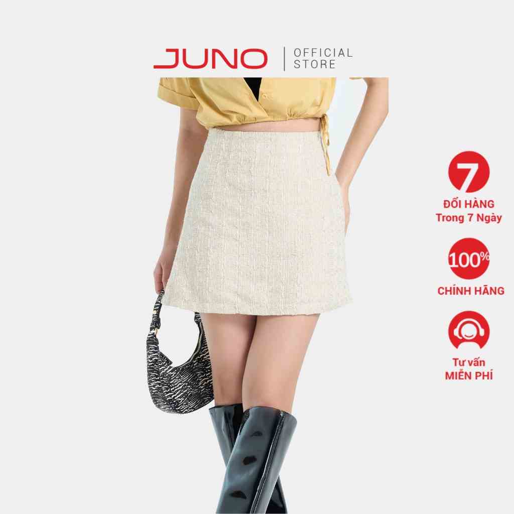 Chân Váy Nữ Thời Trang JUNO Tweed Dáng A JNVNG002