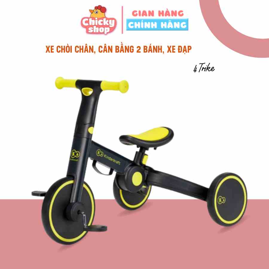 Xe đạp 3 bánh cho bé từ 1 tuổi trở lên, bằng thép, KINDERKRAFT - 4TRIKE