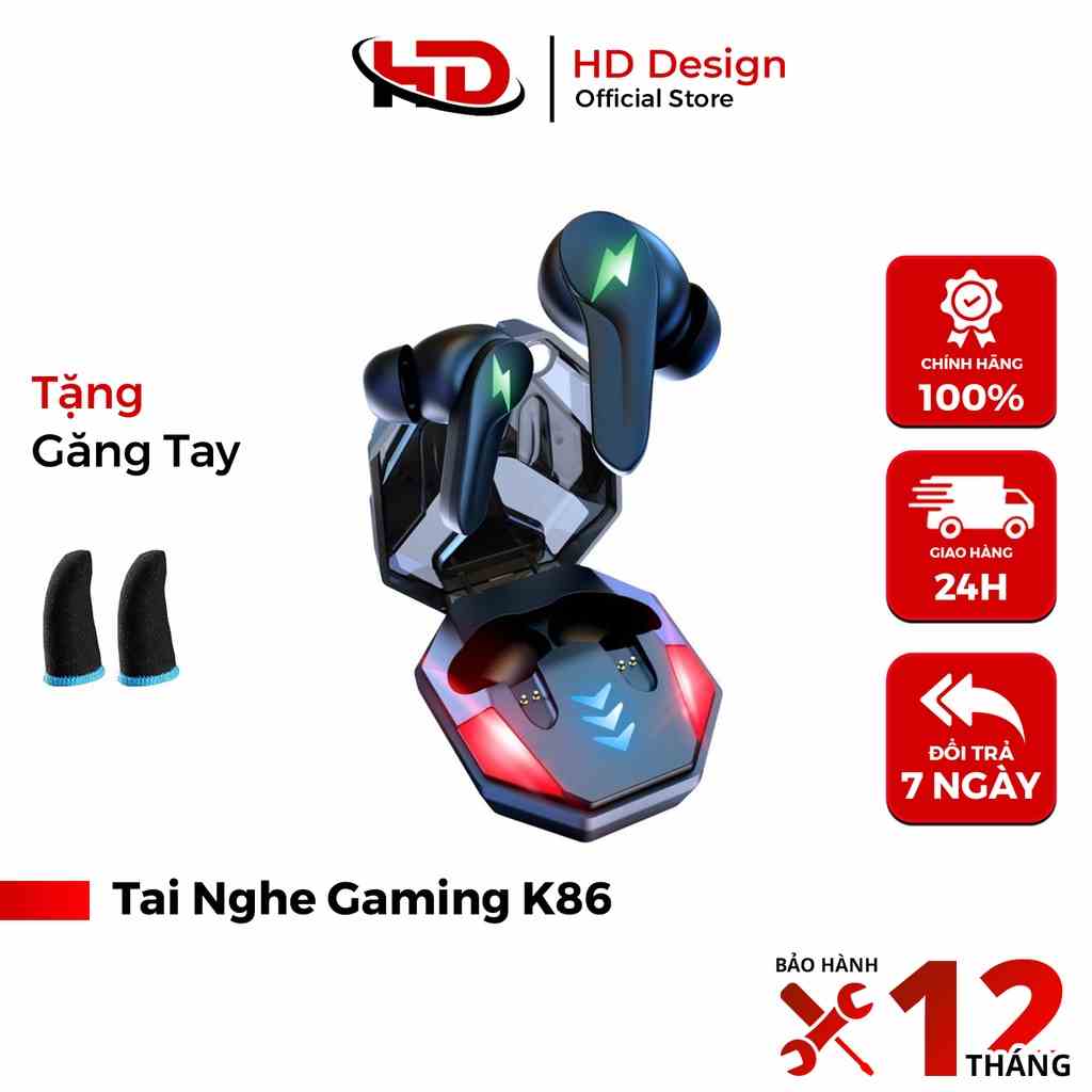 Tai nghe Bluetooth Không Dây K98 - Có Mic - Âm Thanh Hay - Pin Trâu - Chính Hãng HD DESIGN