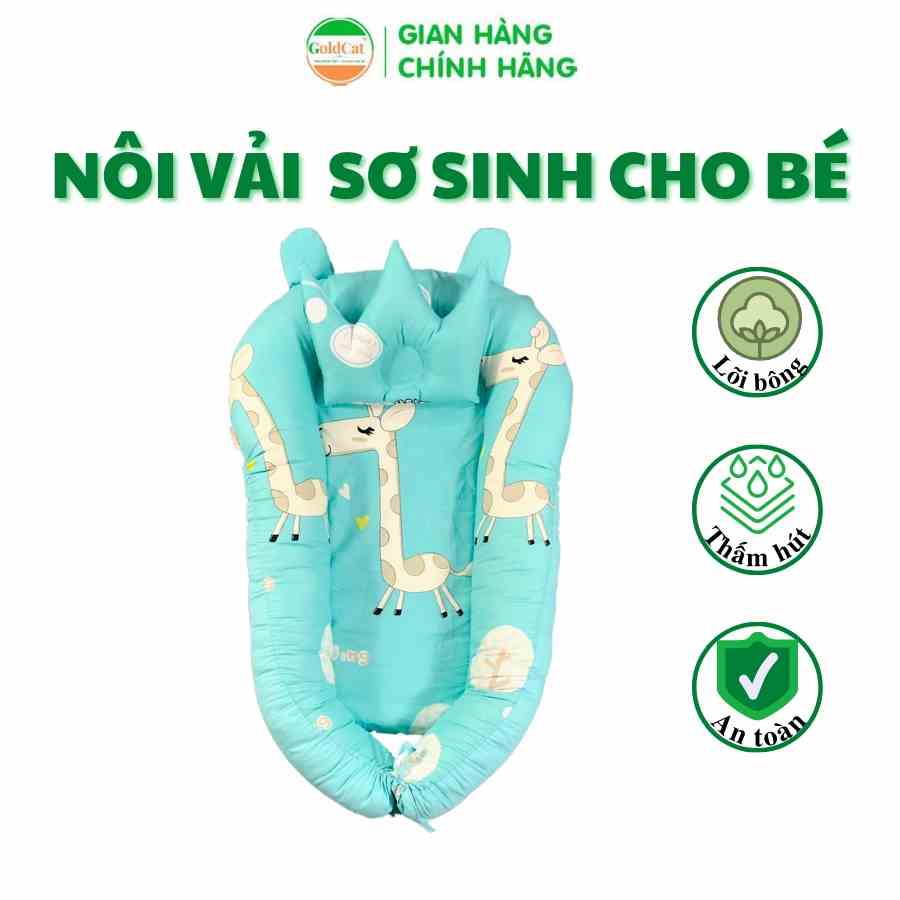 Nôi Vải Cho Bé Sơ Sinh Goldcat, Chất Liệu Mềm Mại, Đảm Bảo An Toàn Cho Bé, Sử Dụng Từ 0-3 Tuổi.