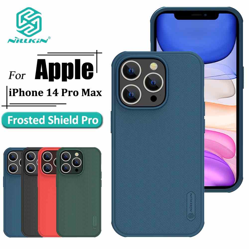 Ốp điện thoại Nillkin bằng TPU + PC siêu mỏng mặt nhám chống sốc/ dấu vân tay thích hợp cho iPhone 14 Pro Max