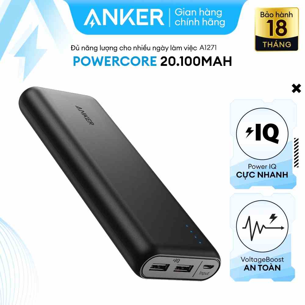 Pin sạc dự phòng ANKER PowerCore 20100mAh - A1271