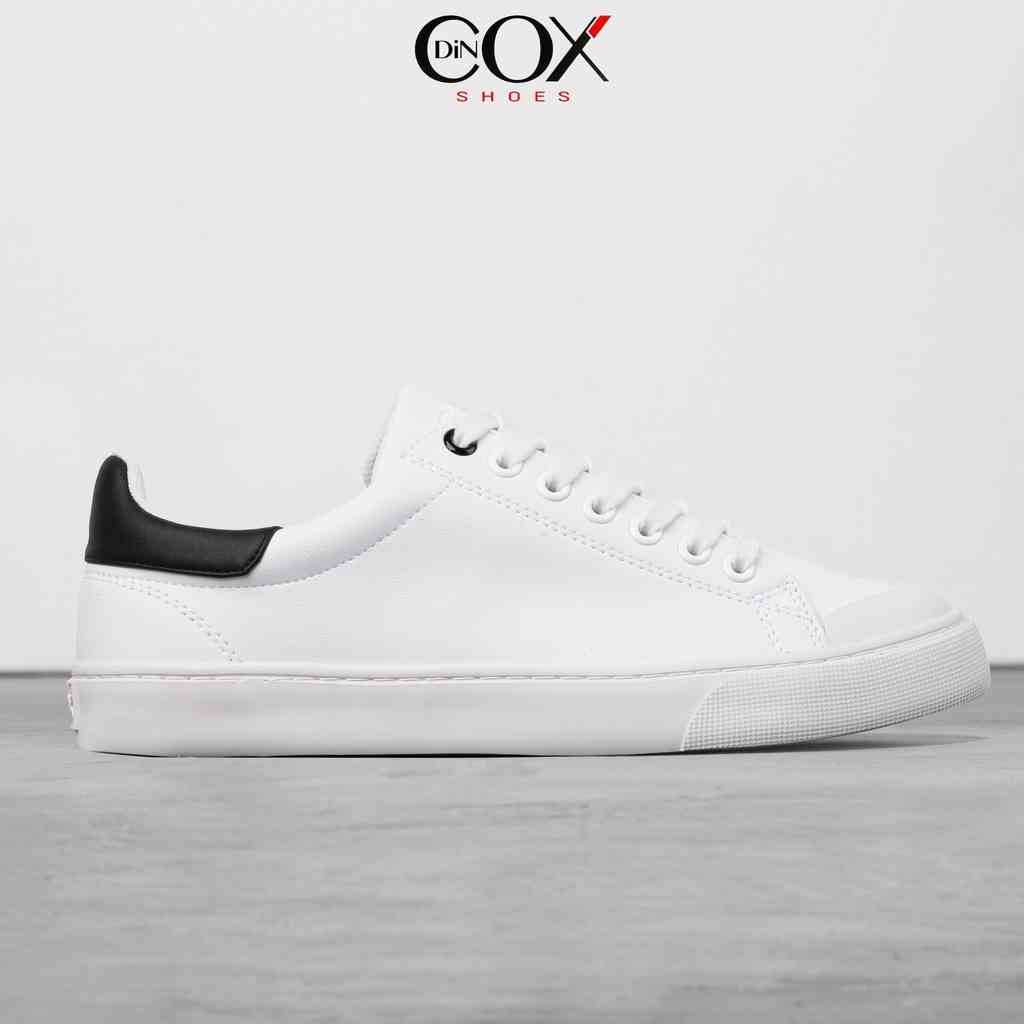 [Mã BMLTA35 giảm đến 35K đơn 99K] Giày Sneaker Da Nam DINCOX C13 Cách Điệu Sáng Tạo White/Black