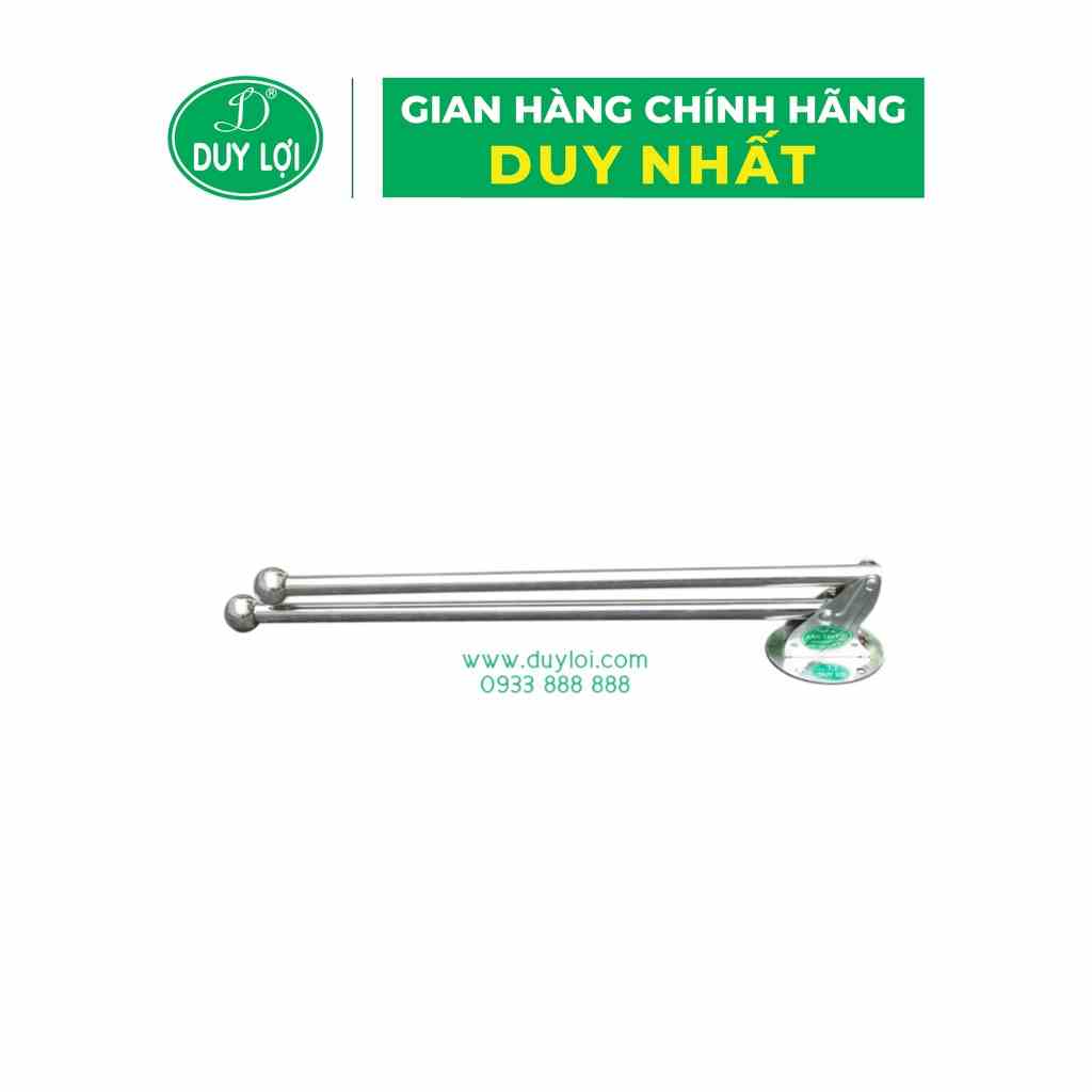 GIÁ PHƠI KHĂN XẾP INOX DUY LỢI - QUÀ TẶNG 10 MÓC ÁO KÉP NHỰA CAO CẤP DUY LỢI