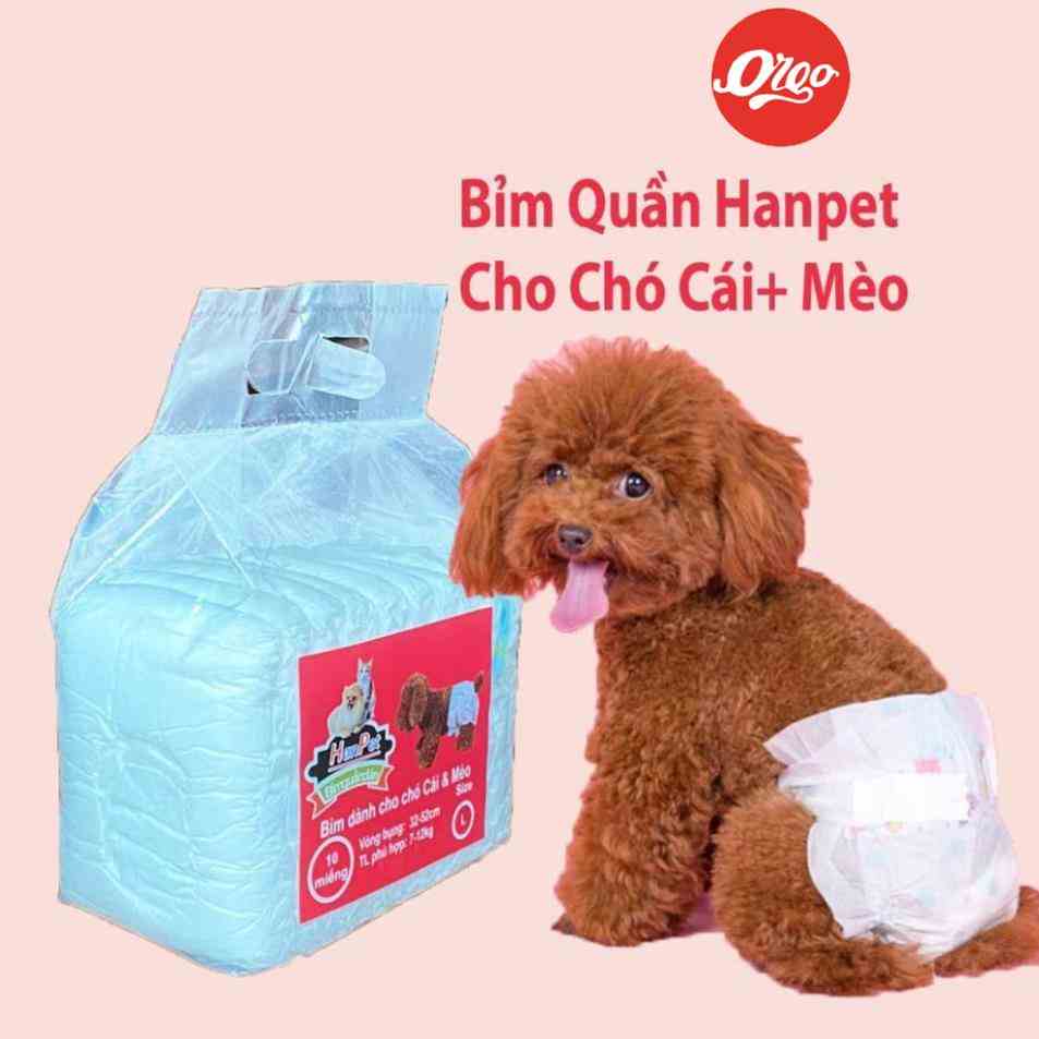 [Mã BMLTB35 giảm đến 35K đơn 99K] (Lẻ 1 miếng) Bỉm cho chó mèo Orgo New (chó đực và chó cái)