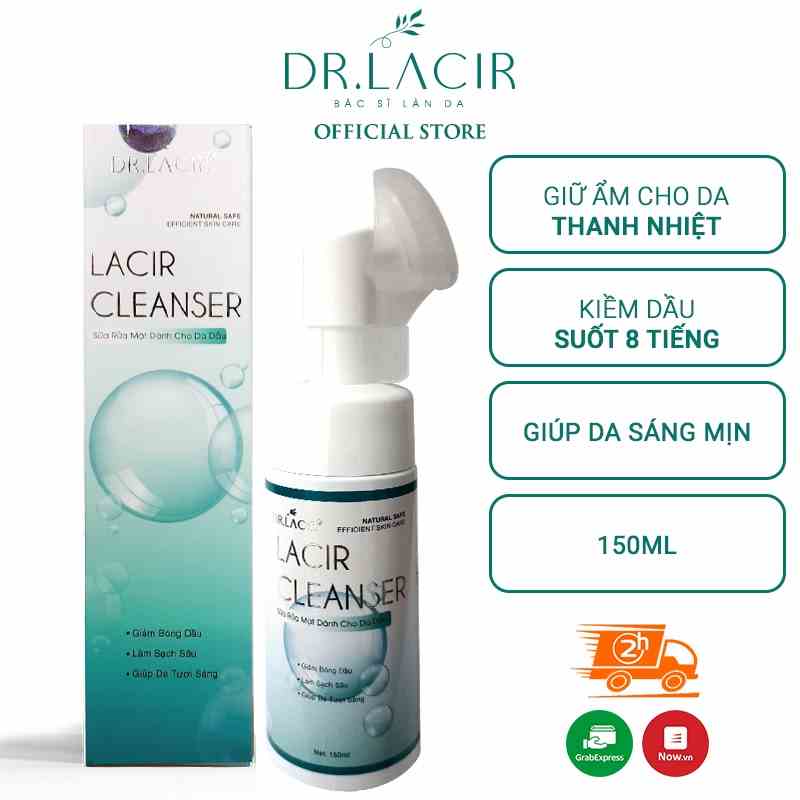 SỮA RỬA MẶT BẠC HÀ KIỀM DẦU-LACIR CLEANSER #DR01