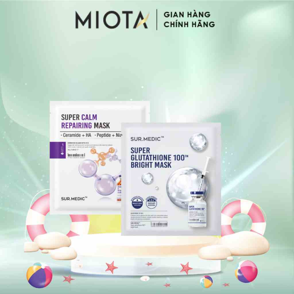 Mặt Nạ Dưỡng Trắng SURMEDIC Bright Glutathione Mask 30g