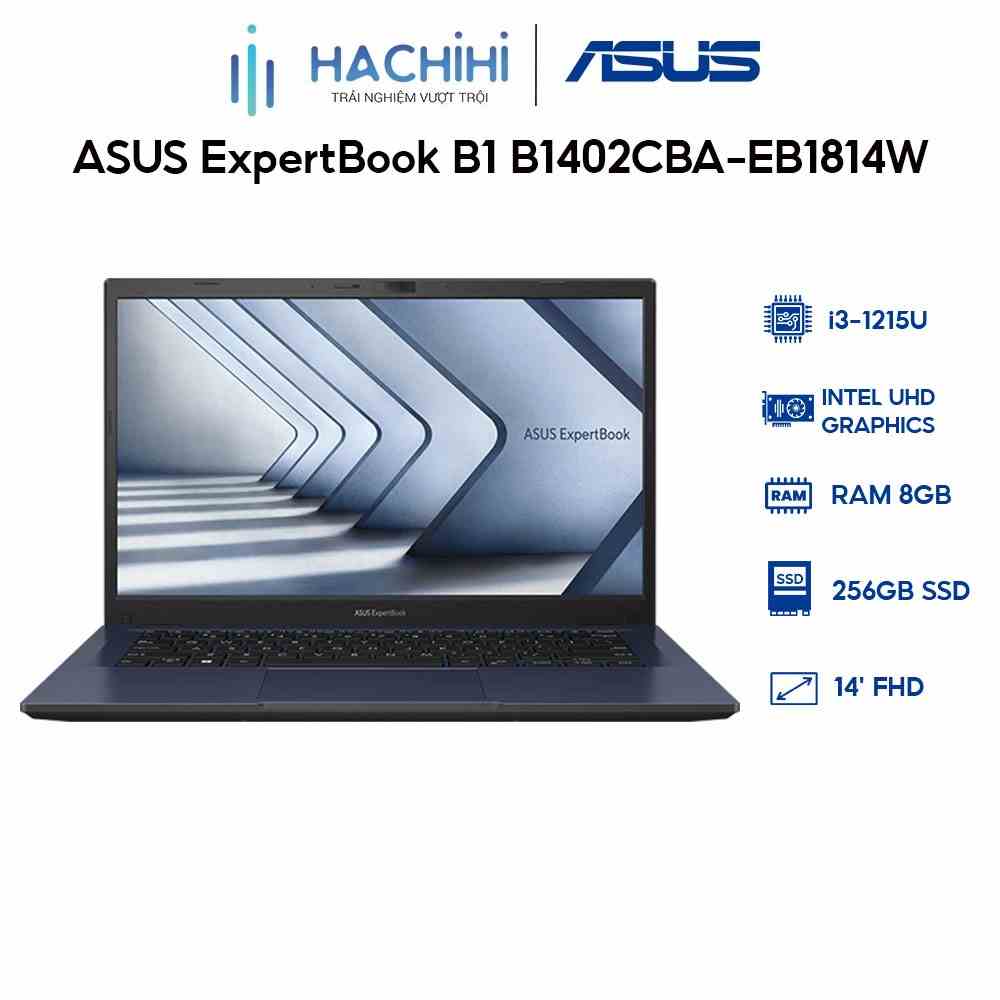 Laptop ASUS ExpertBook B1 B1402CBA-EB1814W (i3-1215U | 8GB | 256GB | Intel UHD Graphics | 14 FHD | Win 11)