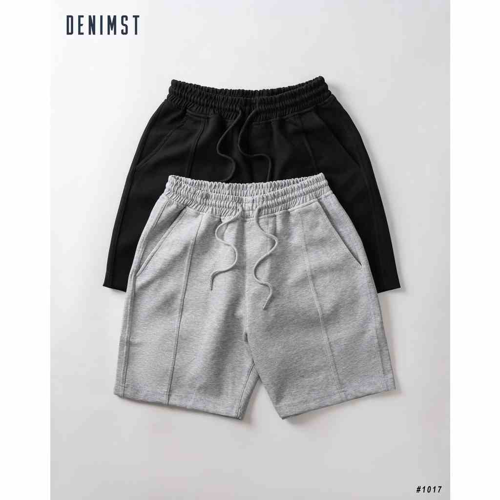 Quần Short Gân Cao Cấp DENIMST 1017 Chất Nỉ, Mềm Mại, Thoáng Mát, Dáng Suông