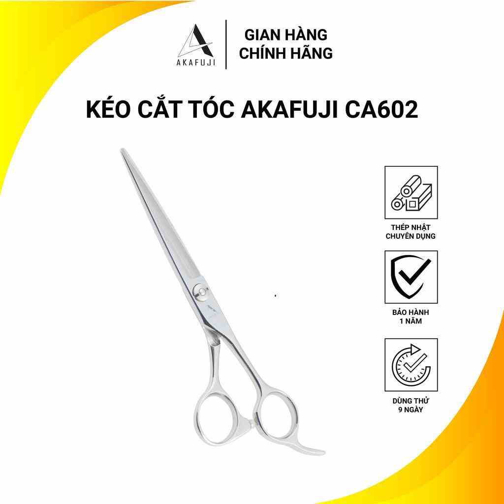 Kéo Cắt Tóc AKAFUJI CA 602 SIZE 6.0 inches Thép Nhật Cao Cấp [HÀNG CHÍNH HÃNG] Bảo Hành 12 Tháng