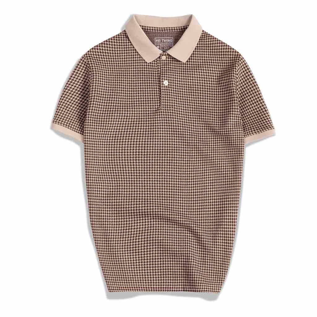 Áo Thun Polo Nam Vải Cotton Bông Sợi Dệt Tự Nhiên Xuất Xịn, chuẩn Form Thương Hiệu Mr Twins