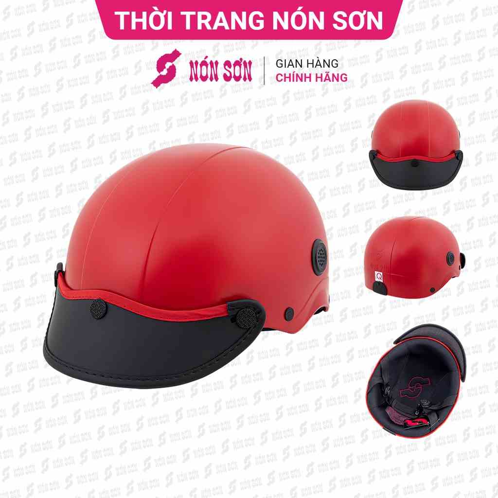 Mũ bảo hiểm lỗ thông gió NÓN SƠN chính hãng A_ĐO_310