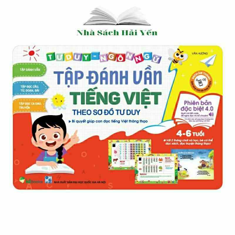 [Mã BMLTB35 giảm đến 35K đơn 99K] Sách - Tập Đánh Vần Tiếng Việt - Theo Sơ Đồ Tư Duy ( Phiên Bản Đặc Biệt 4.0 )