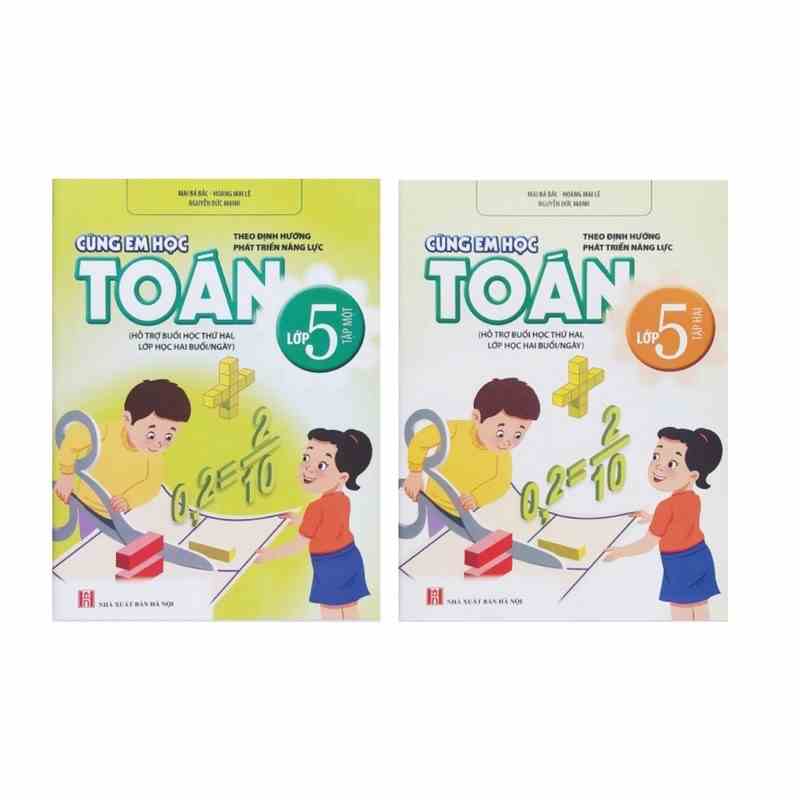 Sách - (Combo 2 tập) Cùng Em Học Toán Lớp 5 (Theo Định Hướng Phát Triển Năng Lực)