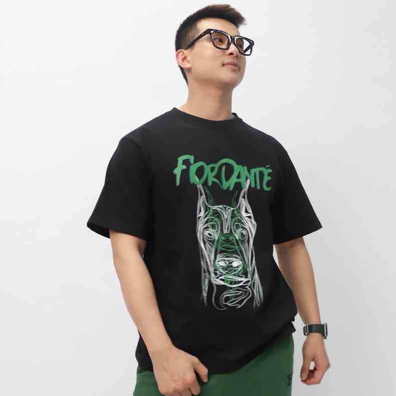 Áo thun Nam Cao Cấp Local Brand DOBERMAN TEE form rộng FIOR DANTÉ Màu Đen 100% Vải Cotton Co Dãn, Thoáng Mát