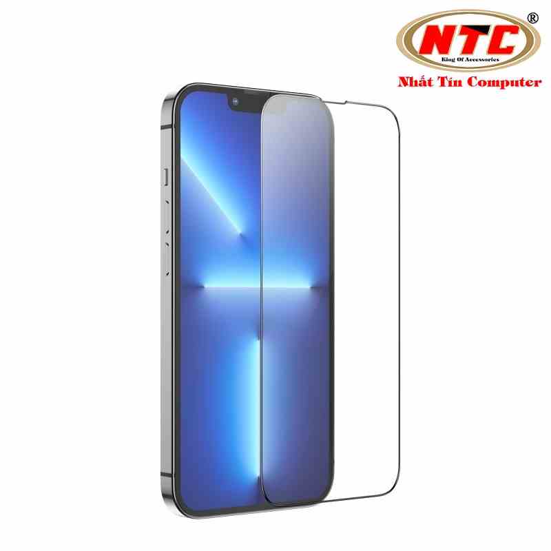 Miếng dán mặt kính cường lực Hoco G9 full màn hình cho các dòng iPhone (Đen) - Hãng phân phối