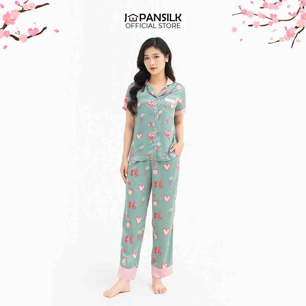 [Mã BMLTA35 giảm đến 35K đơn 99K] (TỪ 63KG - 70KG) ĐỒ NGỦ BIGSIZE JAPAN SILK - ÁO NGẮN TAY QUẦN DÀI