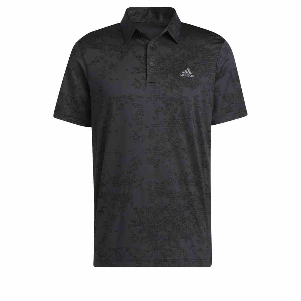 adidas Đánh gôn Áo Polo Jacquard Nam Xám HP1916