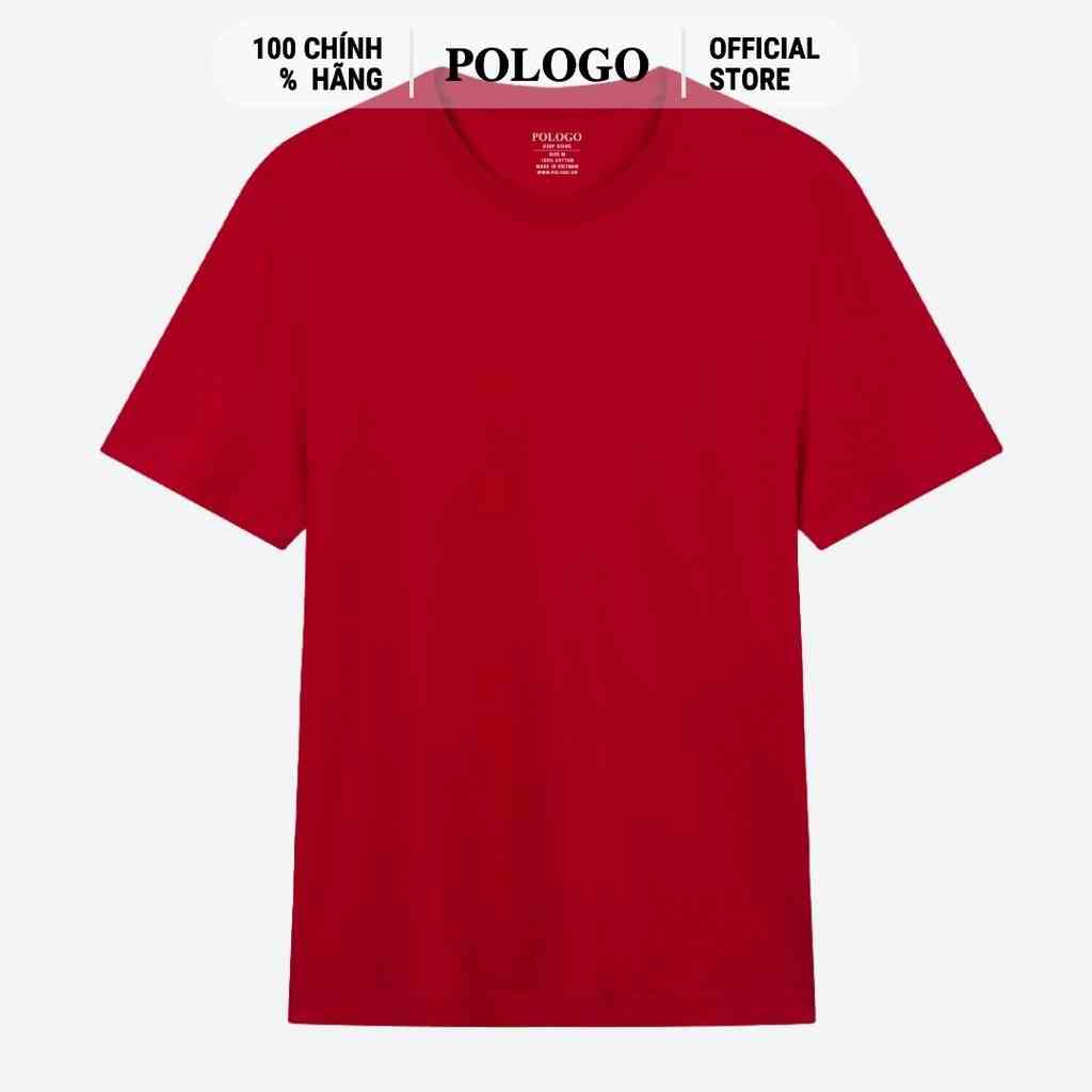 [Mã BMLTA35 giảm đến 35K đơn 99K] Áo Thun Form Rộng Unisex Trơn Màu Đỏ Đô 100% Cotton Chính Hãng