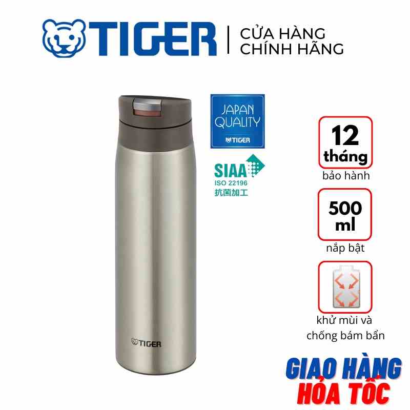 Bình giữ nhiệt Tiger MCX-A502 (XCV) - Nắp Bật - 500ml - Hàng chính hãng