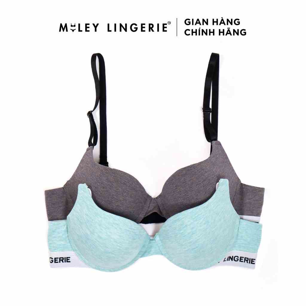 Combo 2 Áo Ngực Nữ Sporty Chic Có Gọng Mút Vừa Nâng Ngực Melange 4 Chiều Miley Lingerie BRC_002