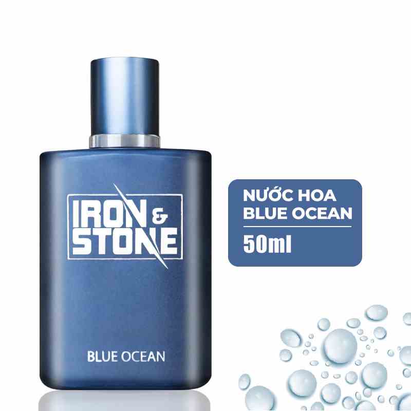 [Mã BMLTB35 giảm đến 35K đơn 99K] Nước hoa IRON & STONE Blue Ocean 50ml Z2002 - Dành cho nam