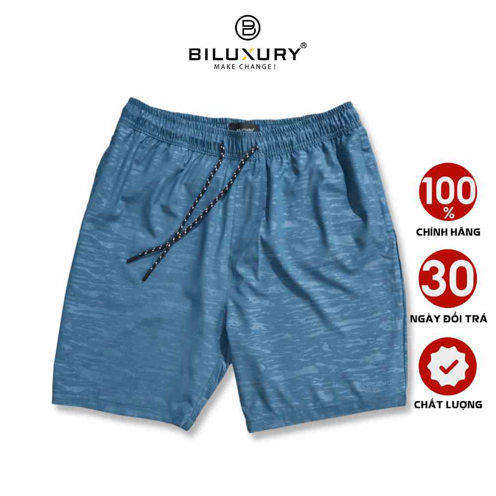 Quần Đùi Short Gió Nam Thể Thao Biluxury 6QDGH002 Chất Liệu Cao Cấp Họa Tiết Hiện Đại Năng Động Trẻ Trung