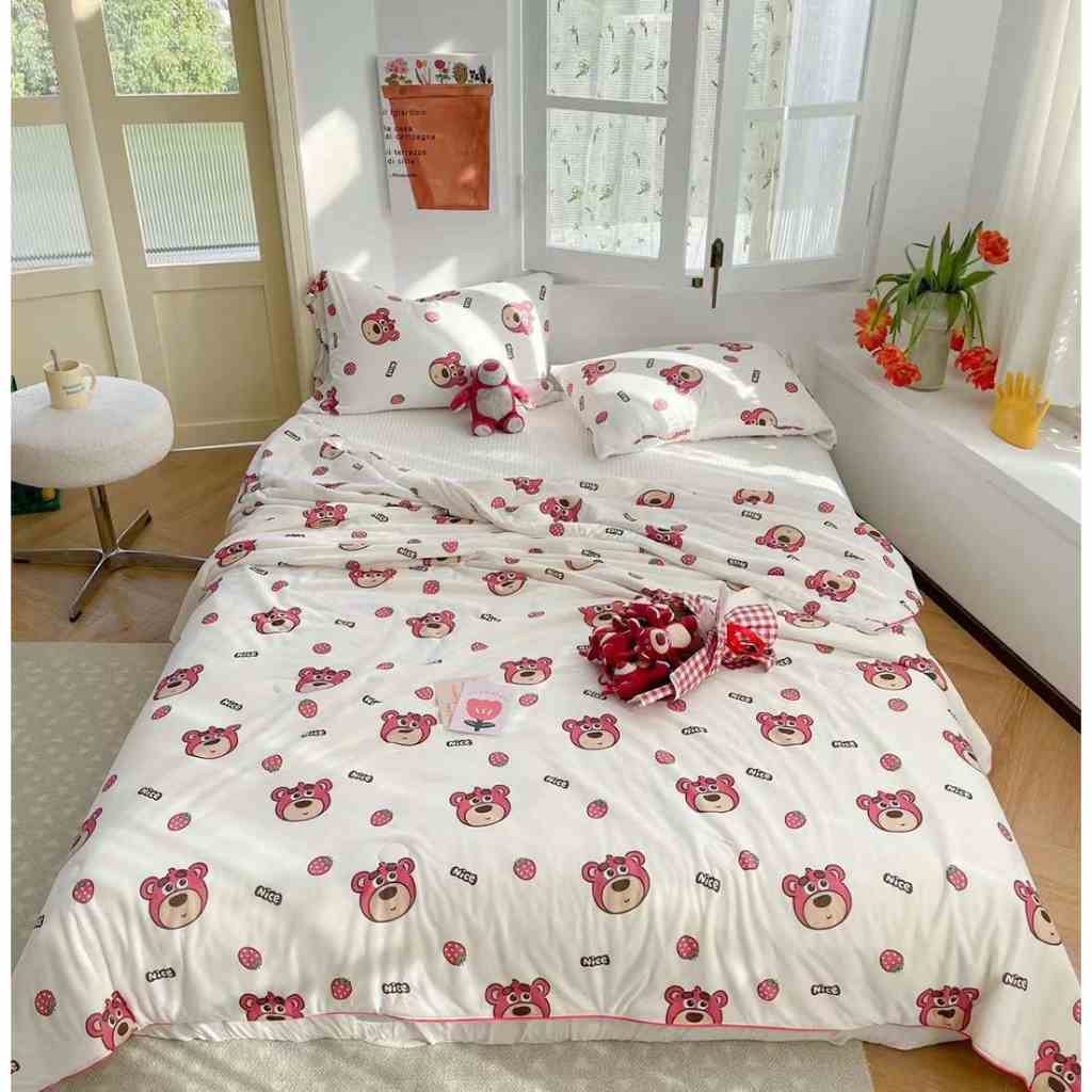 Chăn Thun Lạnh HIN BEDDING Mùa Hè Cao Cấp Kích Thước 2mx2m3, Chăn Mền Siêu Mát Thoáng Khí Tốt Cho Sức Khỏe