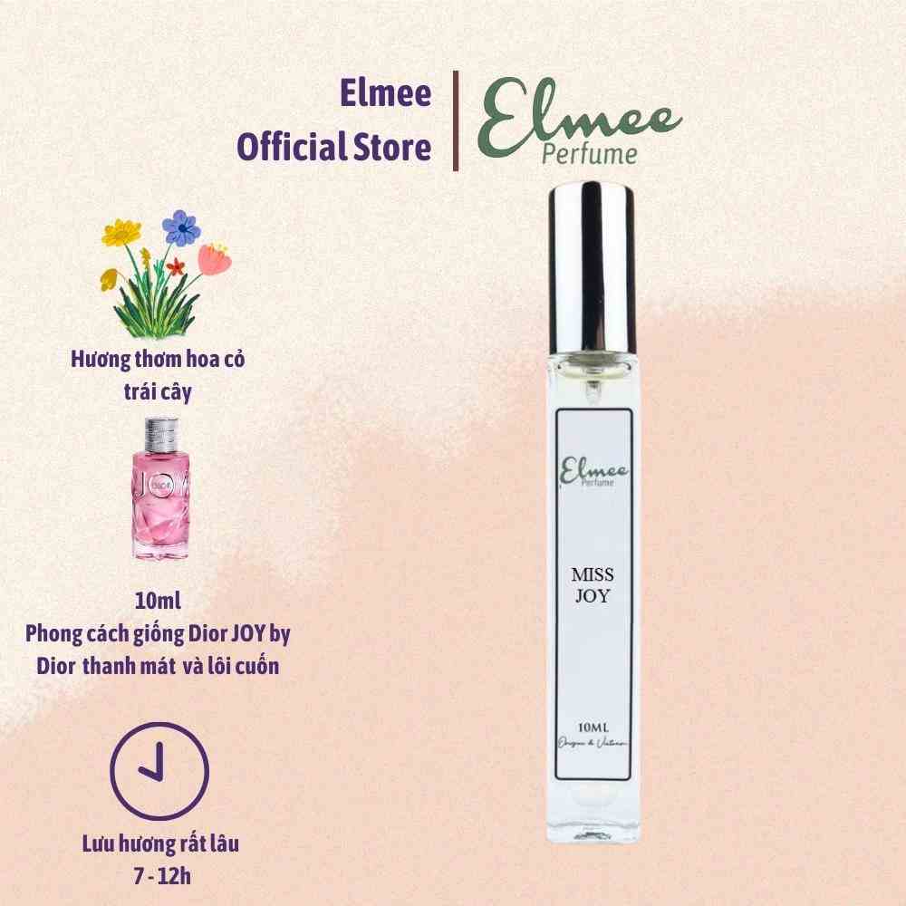 [Mã BMLTB200 giảm đến 100K đơn 499K] Nước hoa nữ Miss Joy 10ml Elmee thanh mát, lôi cuốn