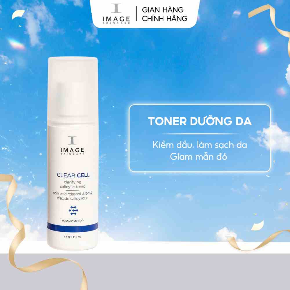 Nước Cân Bằng Cho Da Mụn Image Skincare Clear Cell Salicylic Clarifying Tonic 118ml