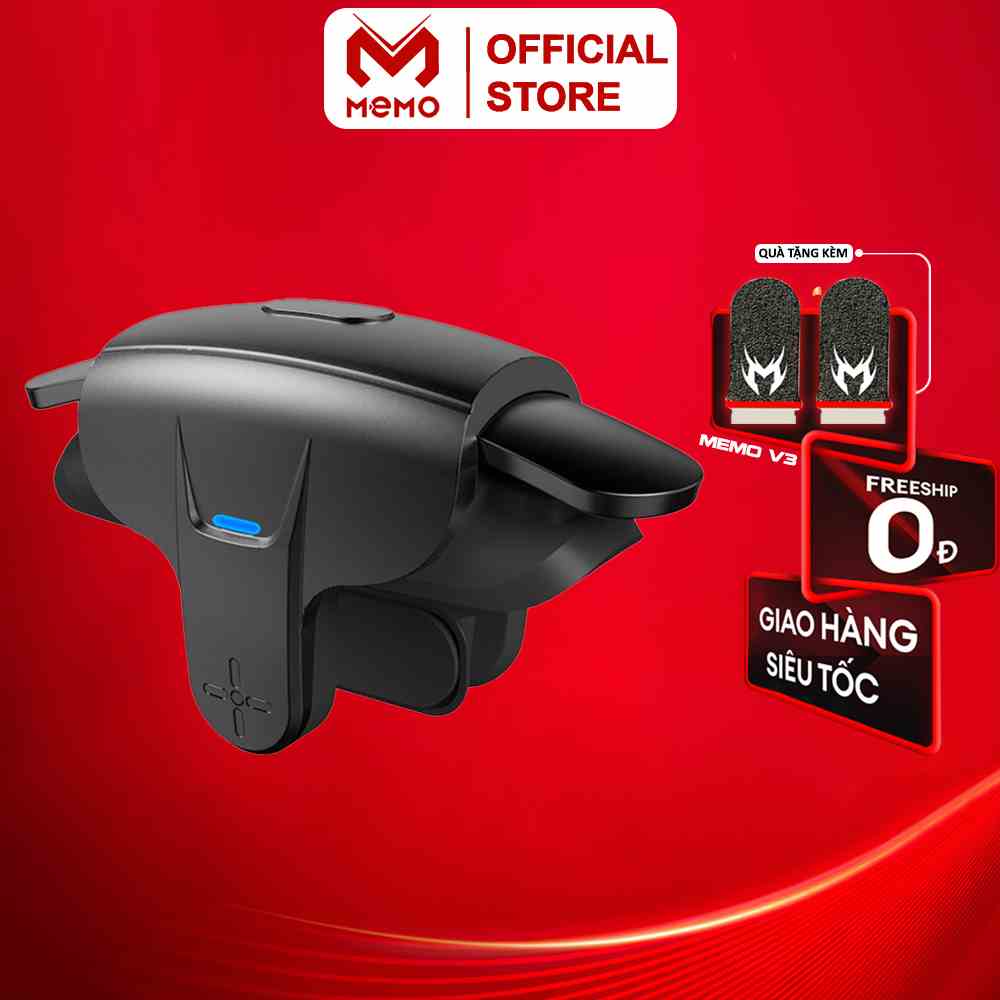 Nút bắn pubg ff auto tap MEMO AK05 tay cầm chơi game điện thoại 4 chế độ ghìm tâm dễ dàng phong cách gaming freefire