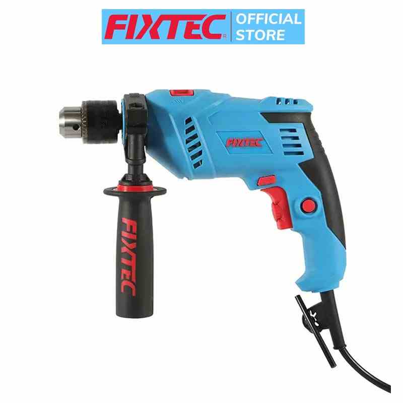 Máy khoan bắn vít khoan bê tông FIXTEC FID6002, 2 chế độ khoan thường và khoan búa, có thể khoan tường, khoan gỗ