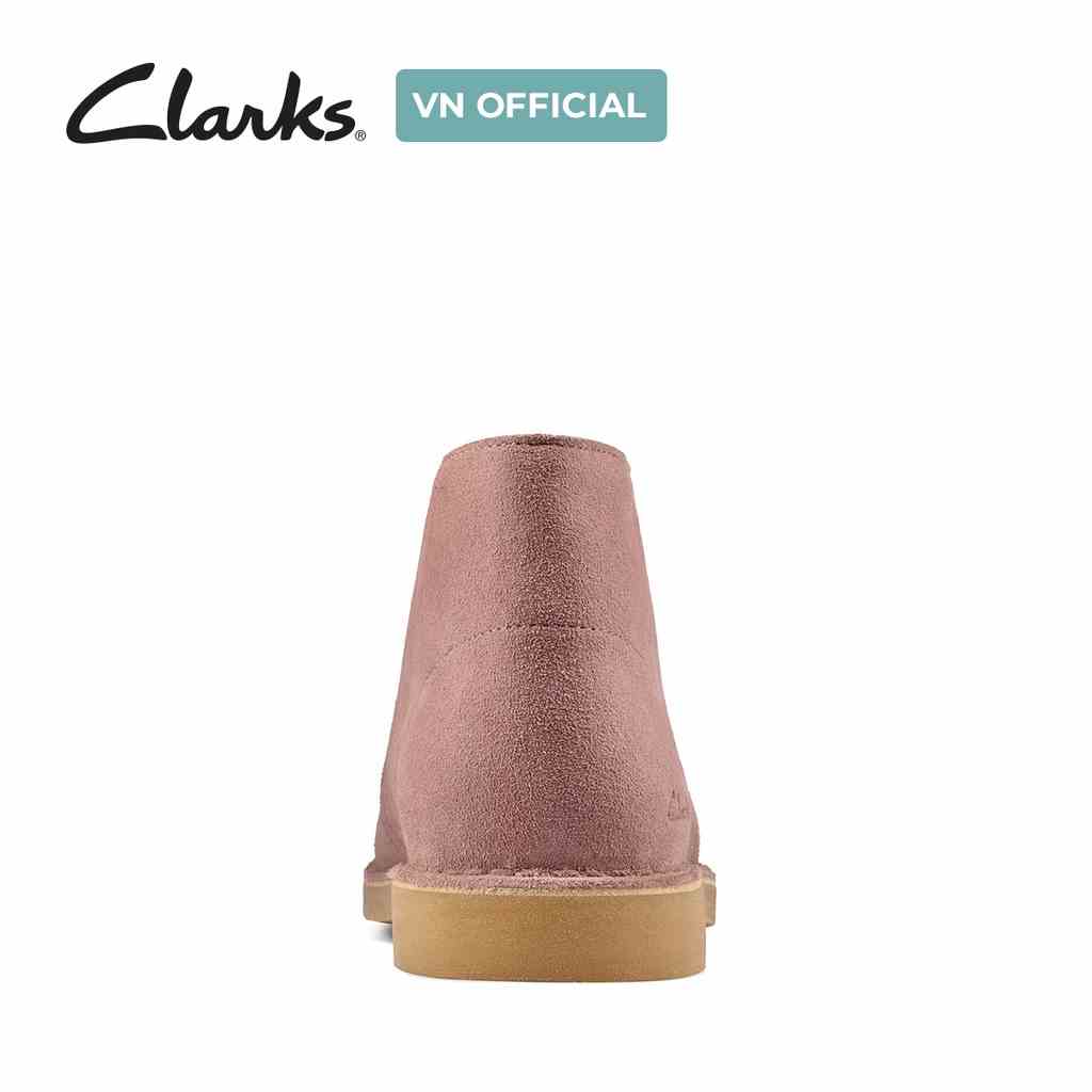 [Mã BMLTA35 giảm đến 35K đơn 99K] Giày Ankle Boot Nữ CLARKS Desert Boot 2 Màu Rose