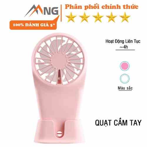 Quạt mini cầm tay để bàn sạc tích điện Rockspace tiện lợi êm ái siêu mát hàng chính hãng bảo hành 1 năm