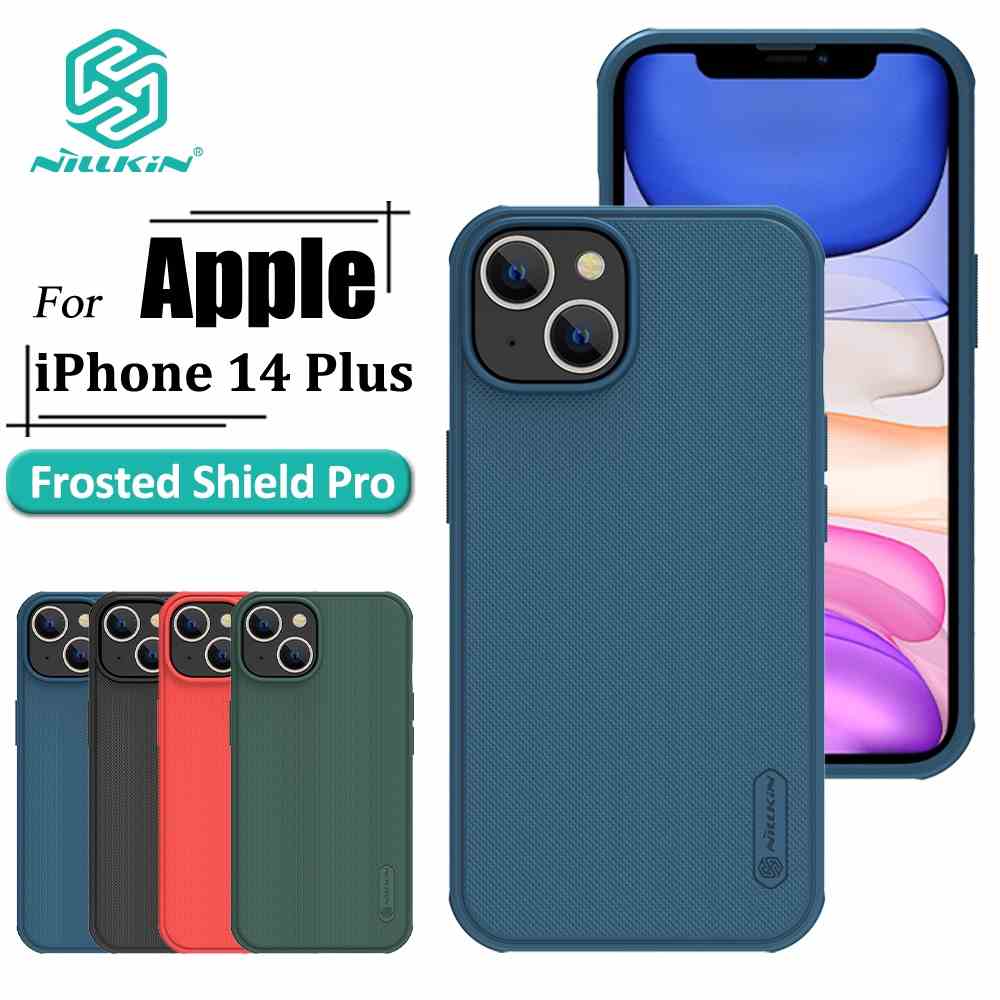 Ốp điện thoại NILLKIN bằng tpu và pc siêu mỏng mặt nhám chống va đập thích hợp cho iPhone 14 Plus