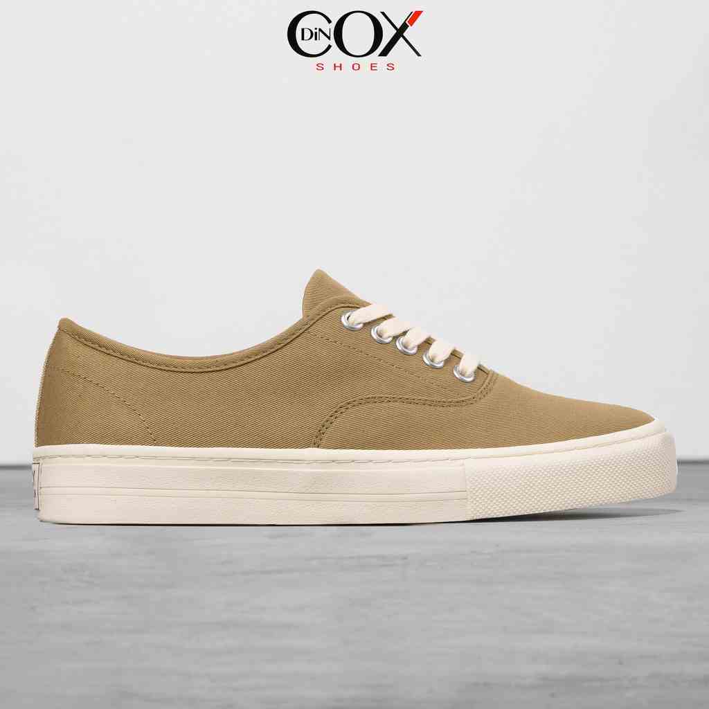 [Mã BMLTA35 giảm đến 35K đơn 99K] Giày Sneaker Nam Vải Canvas DINCOX E06 Yellow Sand Đơn Giản Tinh Tế