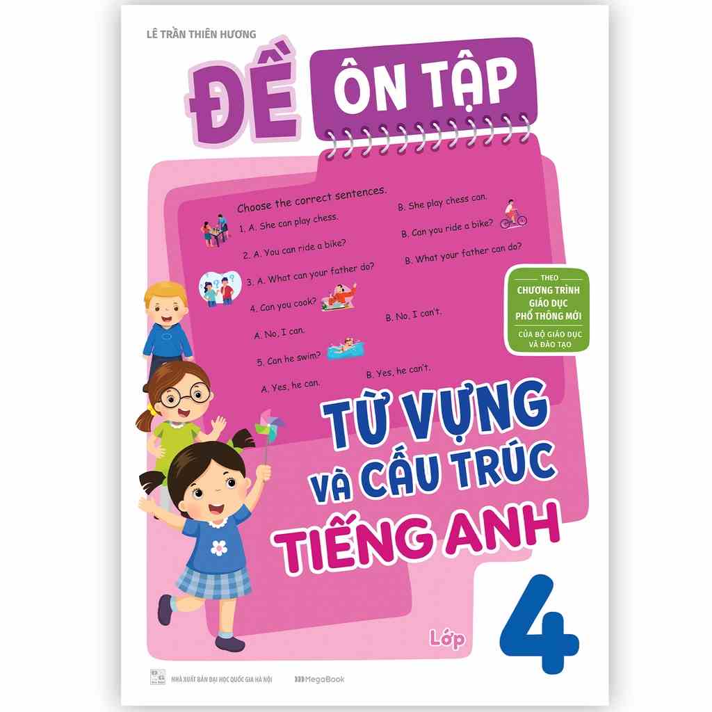 Sách Đề Ôn Tập Từ Vựng Và Cấu Trúc Tiếng Anh Lớp 4