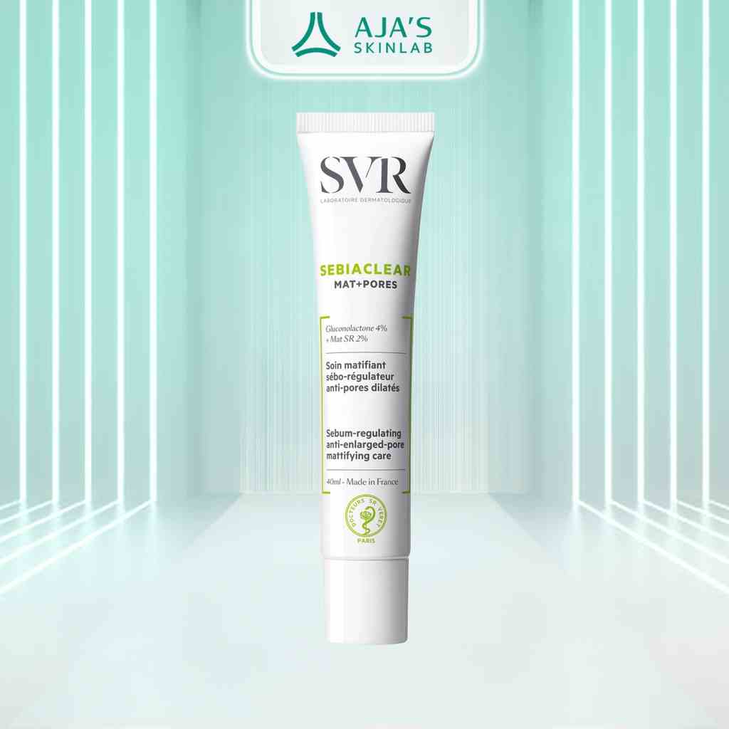 Kem Dưỡng Giảm Mụn Thoáng Lỗ Chân Lông SVR Sebiaclear Mat + Pore 40ml - AJAS SKINLAB