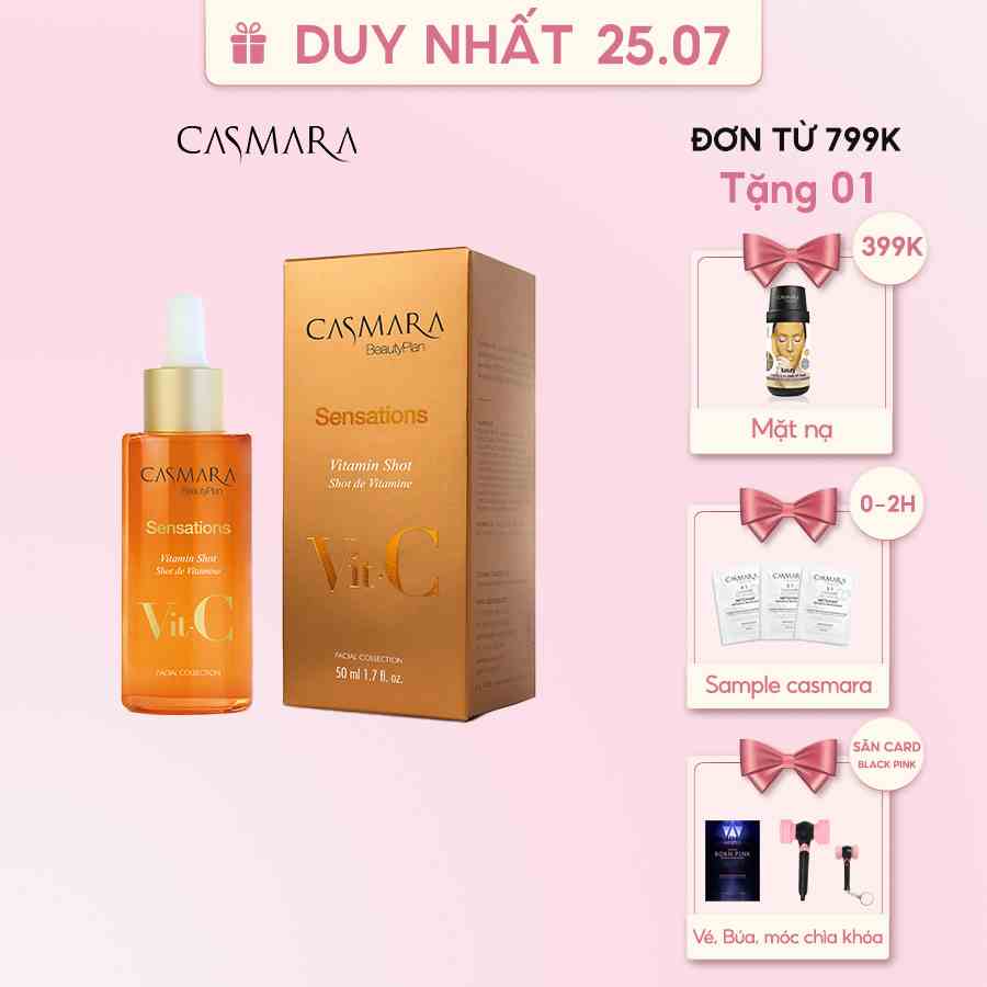 Huyết thanh vitamin tái tạo da Casmara Vit-C Sensations Vitamin Shot 50ml