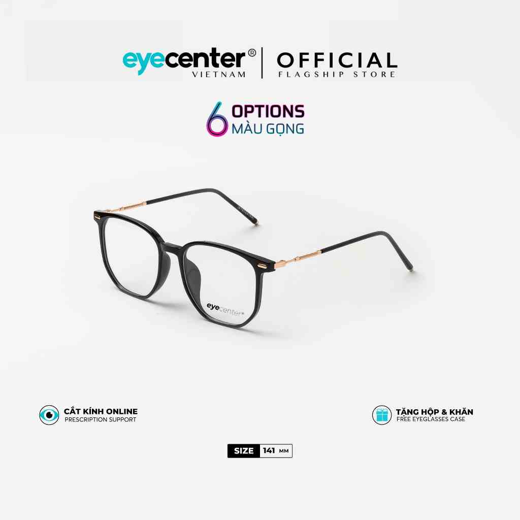 Gọng kính cận nam nữ chính hãng EYECENTER B80S lõi thép chống gãy cao cấp nhập khẩu by Eye Center Vietnam