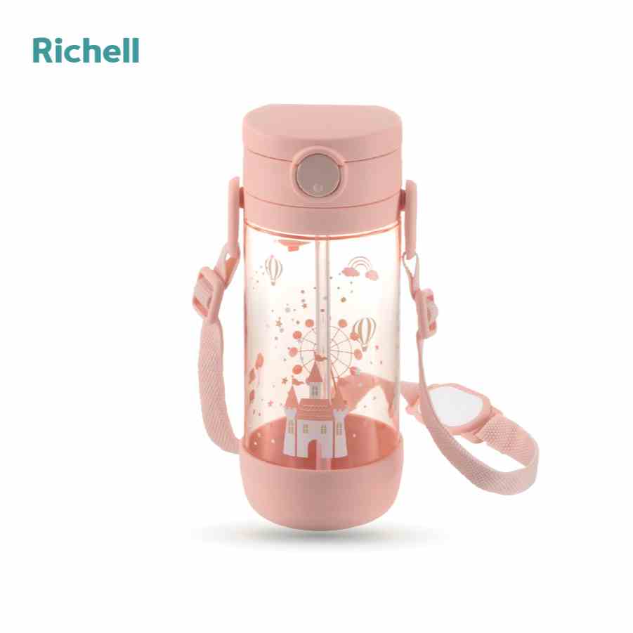 Bình ống hút Richell Axstars 450ml